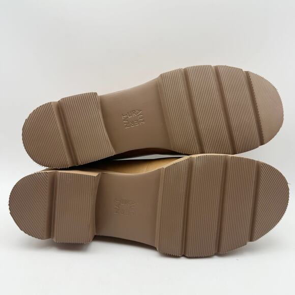 Naturalizer Womens Darry Loafer US 11 Narrow Tan Leather Lug Sole Slip On NIB - Picture 11 of 12